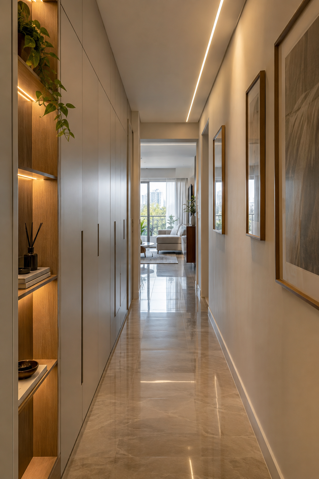 Interior remodelado con terminaciones contemporáneas