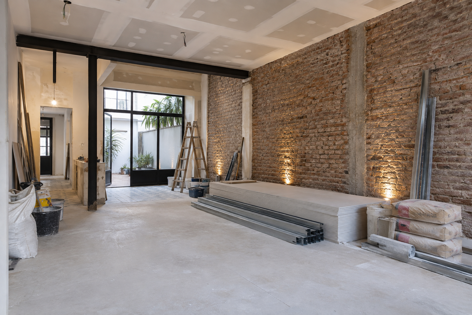 Interior remodelado con terminaciones contemporáneas