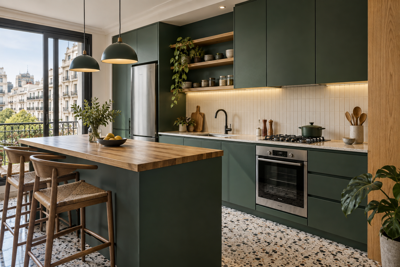 Interior remodelado con terminaciones contemporáneas