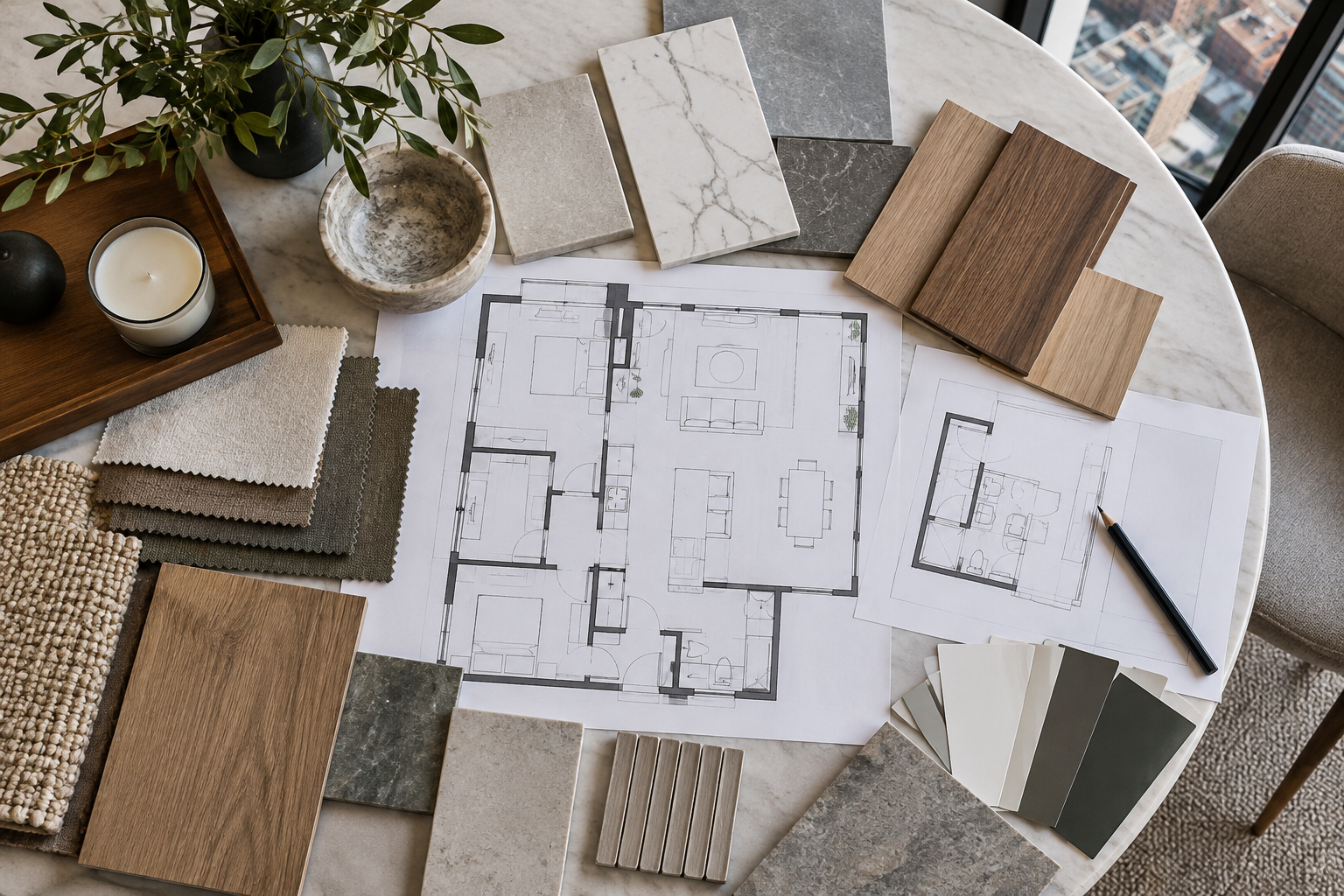 Interior remodelado con terminaciones contemporáneas